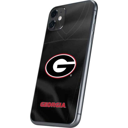 University of Georgia Black Jersey iPhone 11 Skin